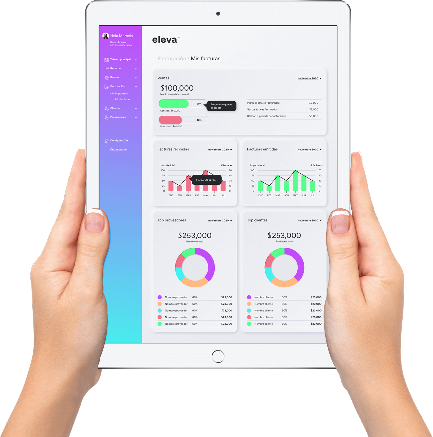 elevaplus_mockup_plataforma2 La mejor solución para operar y crecer tu negocio.